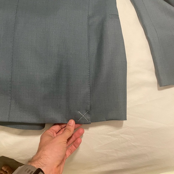Suit Supply New with Tags 38L Mid Blue Havana Suit - Picture 14 of 16